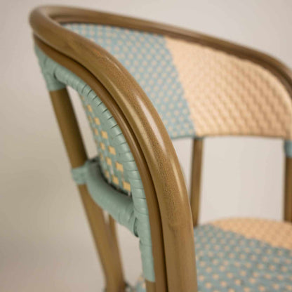 Santa Cruz Terrasstoel – Blauw/Beige