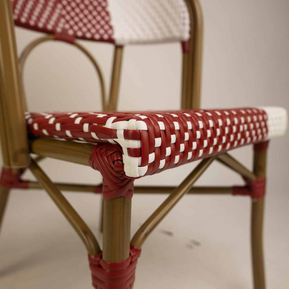 Santa Cruz Terrasstoel – Rood/Wit