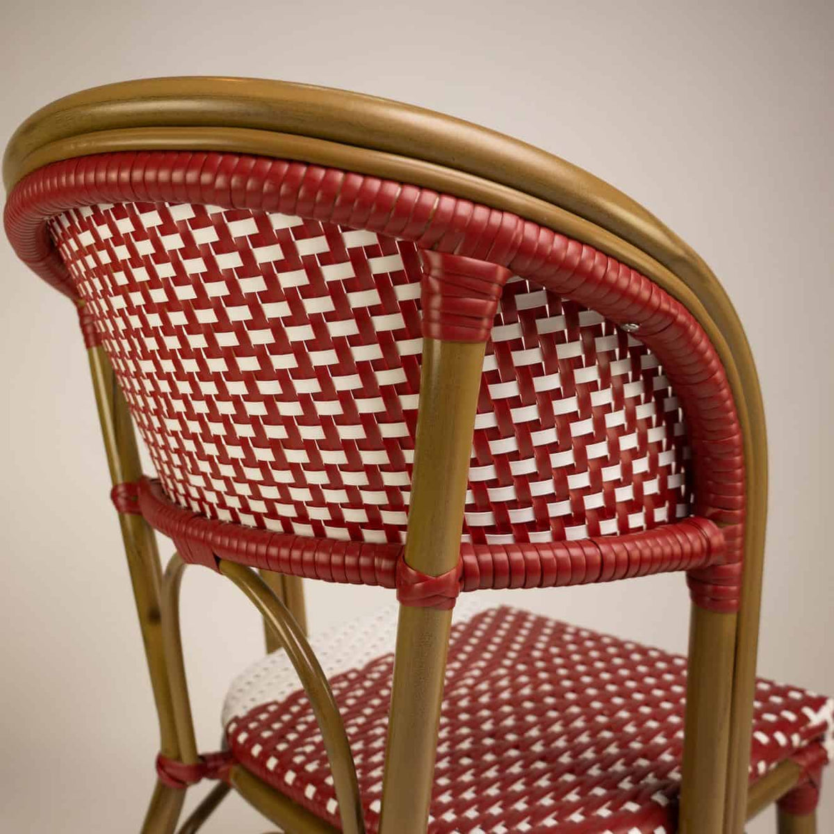 Santa Cruz Terrasstoel – Rood/Wit