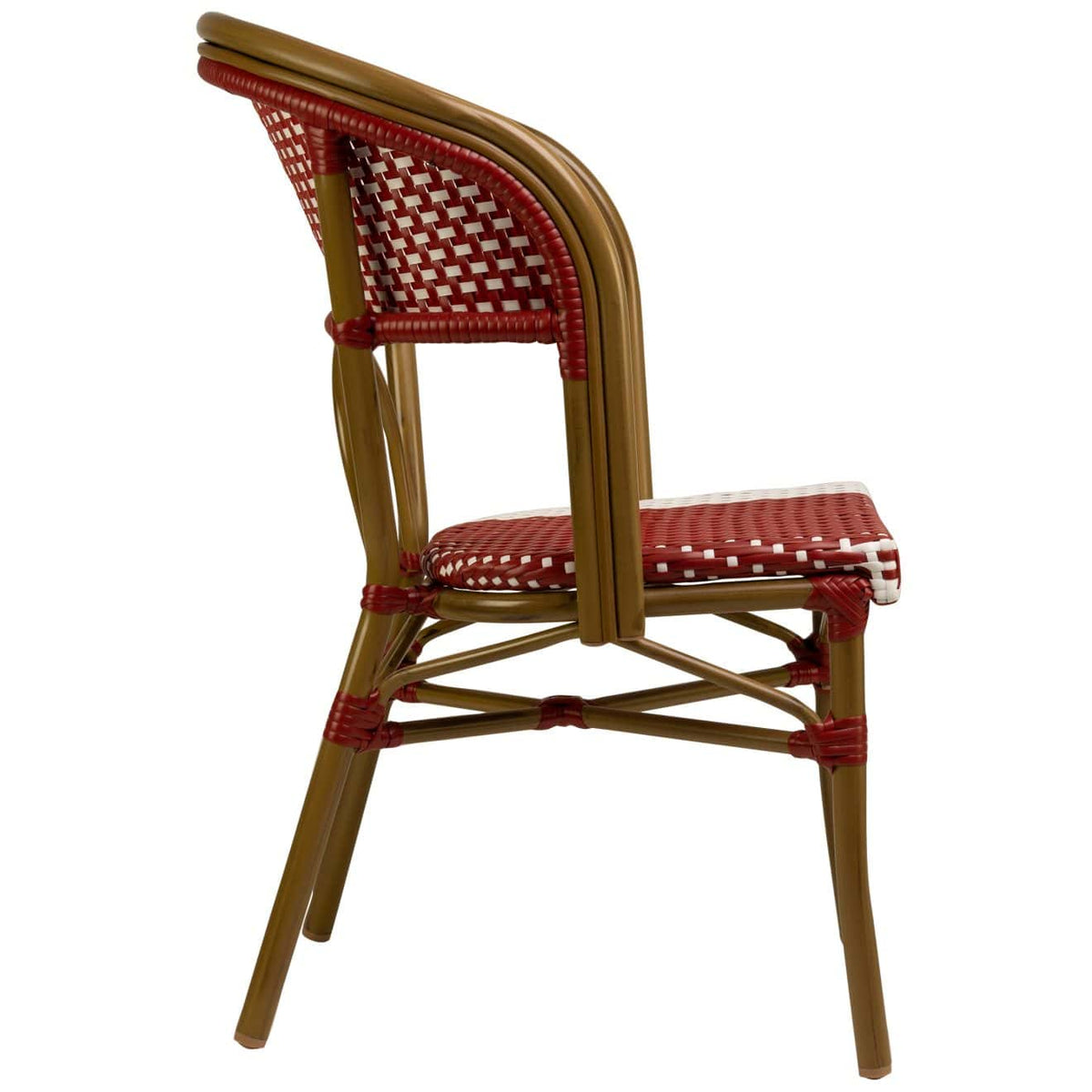 Santa Cruz Terrasstoel – Rood/Wit