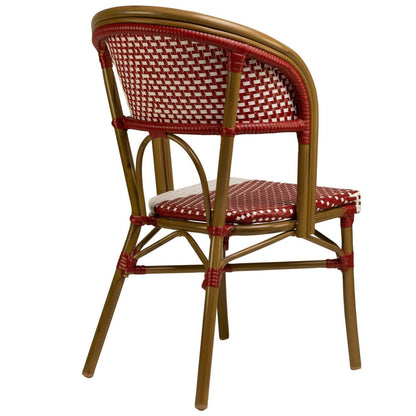 Santa Cruz Terrasstoel – Rood/Wit