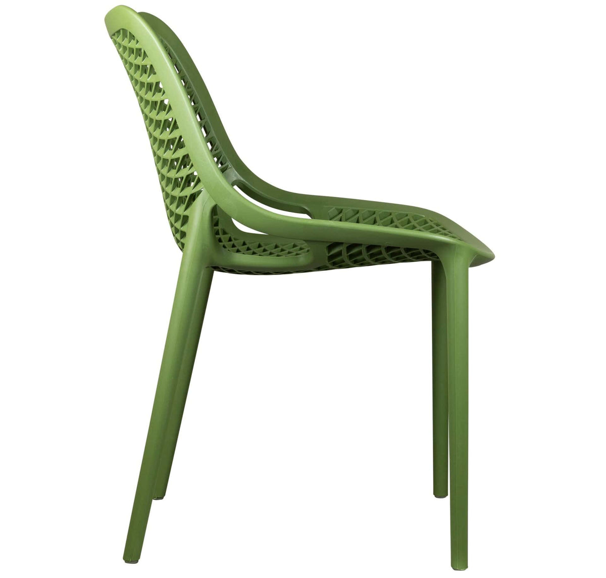 Air Terrasstoel – PVC Olijf Groen