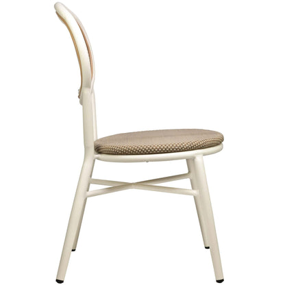 Jay Terrasstoel – Wit/Zand