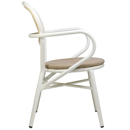 Jaya Terrasstoel – Wit/Zand