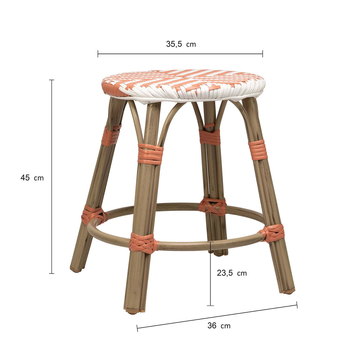 Todd Hocker – Bamboo/Koraal-Wit