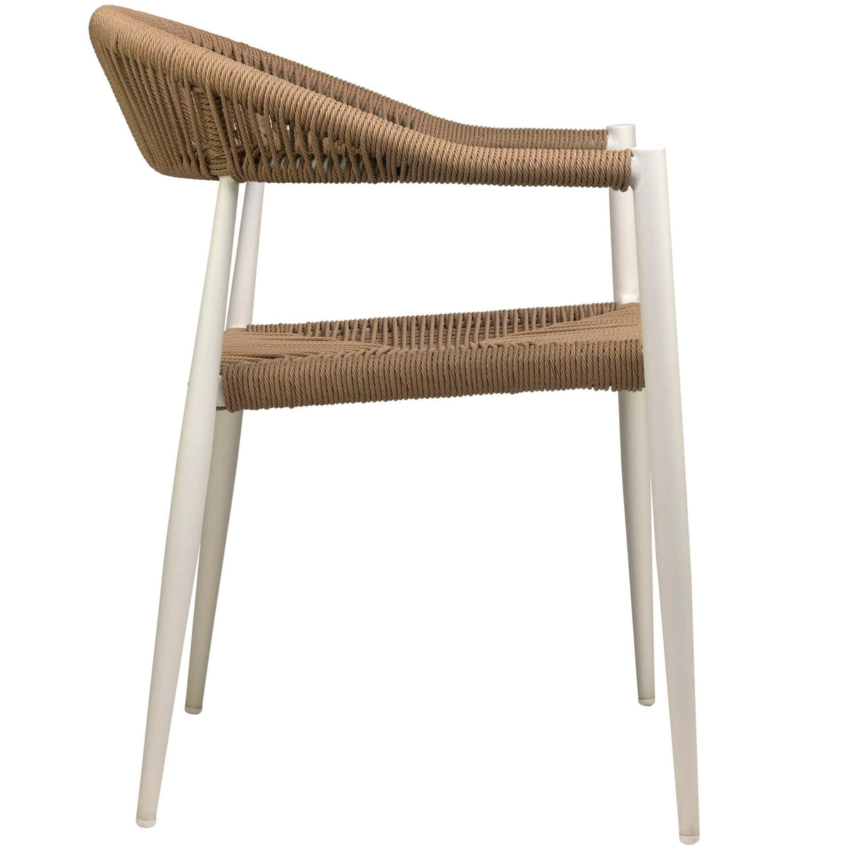 Jonah Terrasstoel – Wit/Naturel