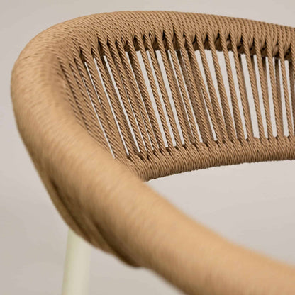 Jonah Terrasstoel – Wit/Naturel