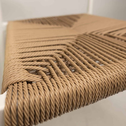 Jonah Terrasstoel – Wit/Naturel
