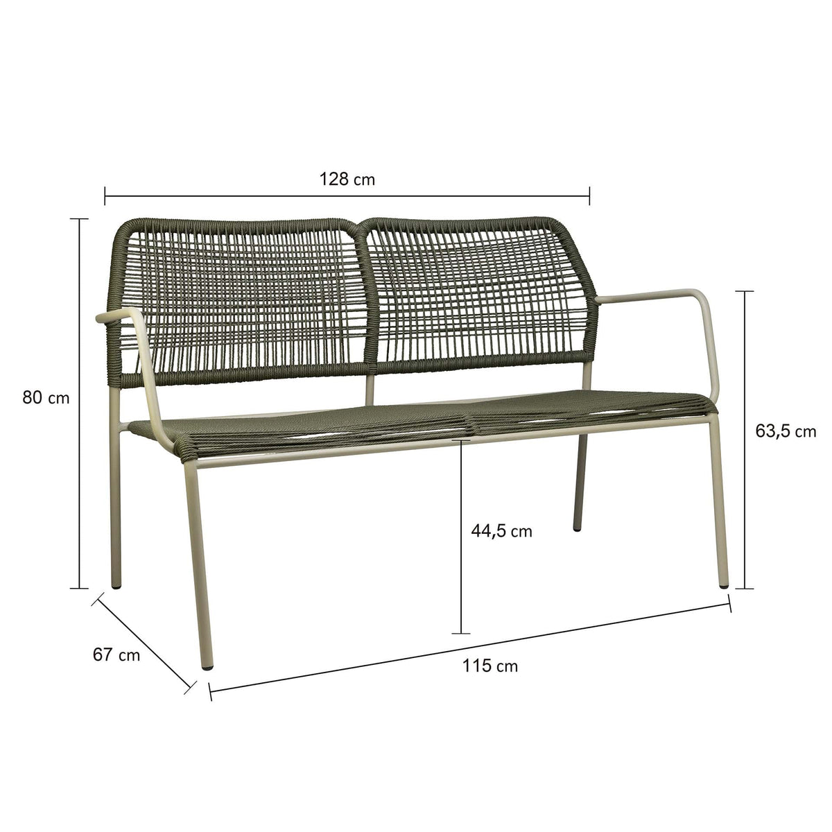 Twist Terrasbank – Groen