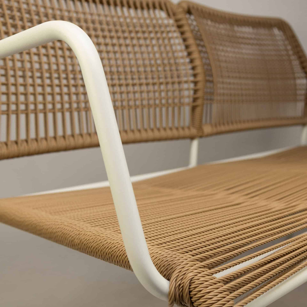Twist Terrasbank – Wit/Naturel