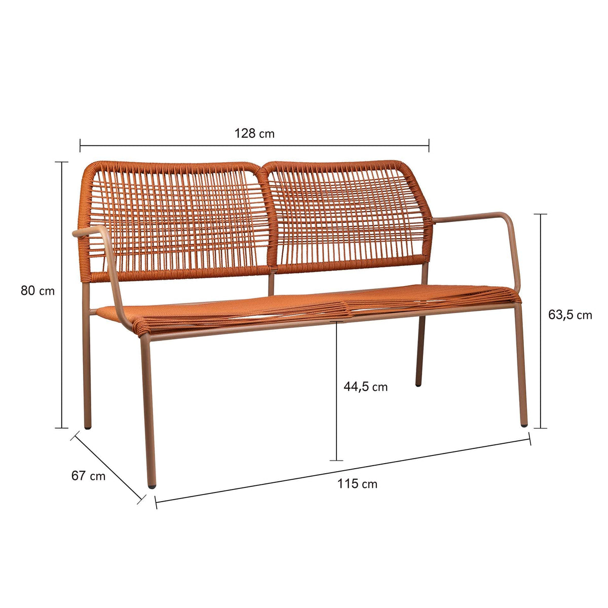 Twist Terrasbank – Oranje