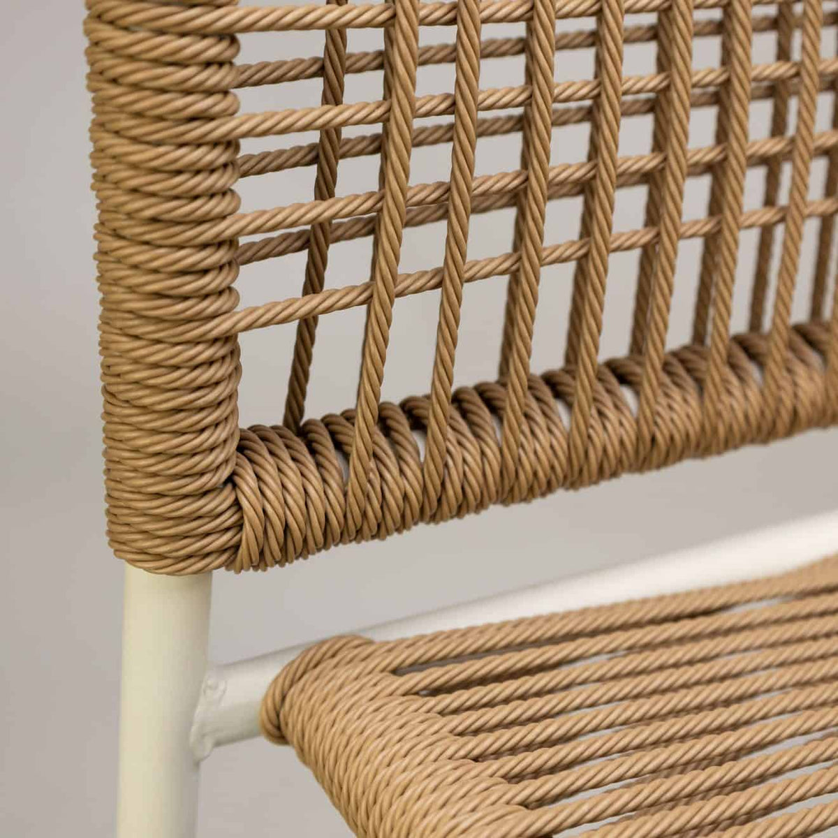 Twist Barkruk – Wit/Naturel