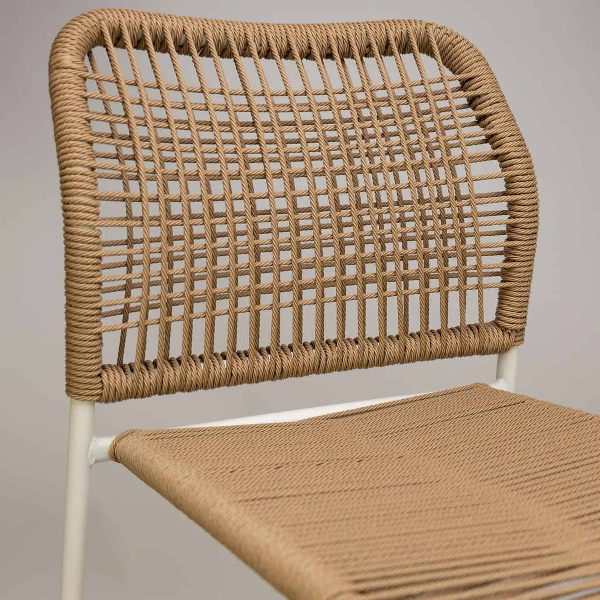 Twist Barkruk – Wit/Naturel