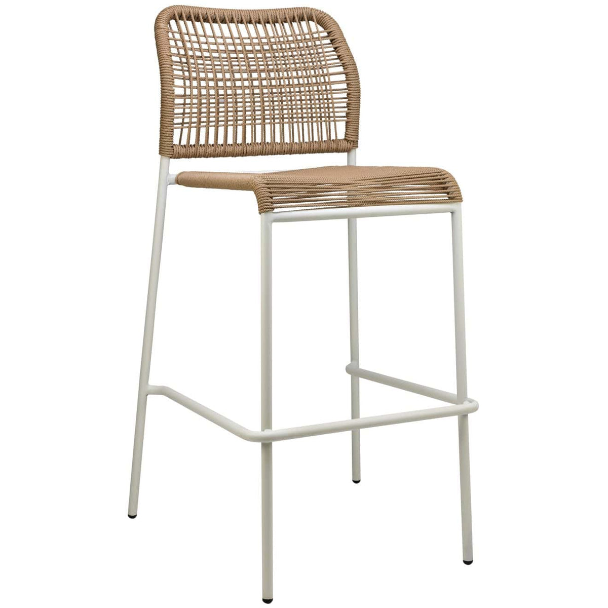 Twist Barkruk – Wit/Naturel