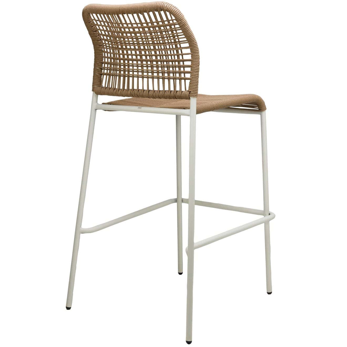 Twist Barkruk – Wit/Naturel