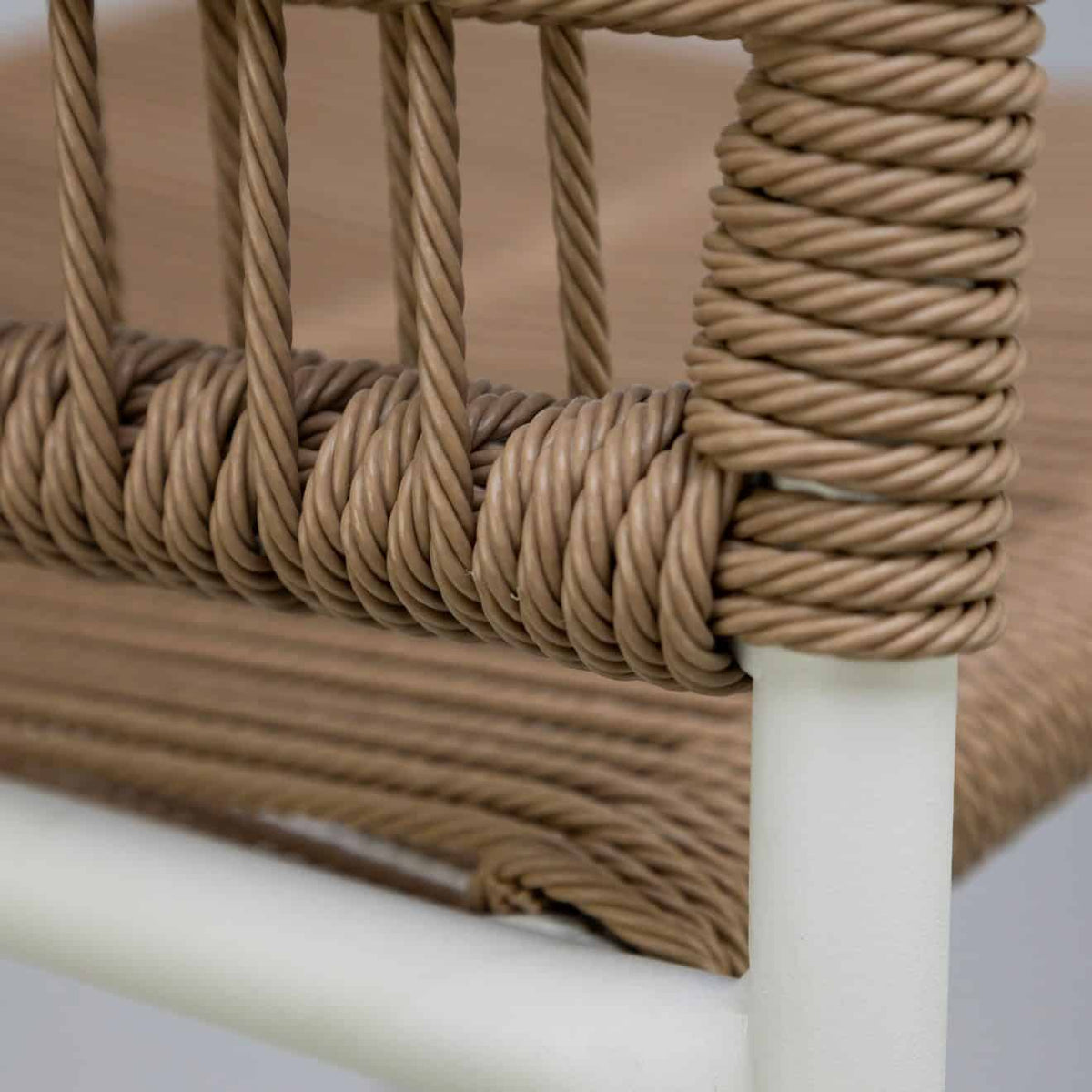 Twist Barkruk – Wit/Naturel