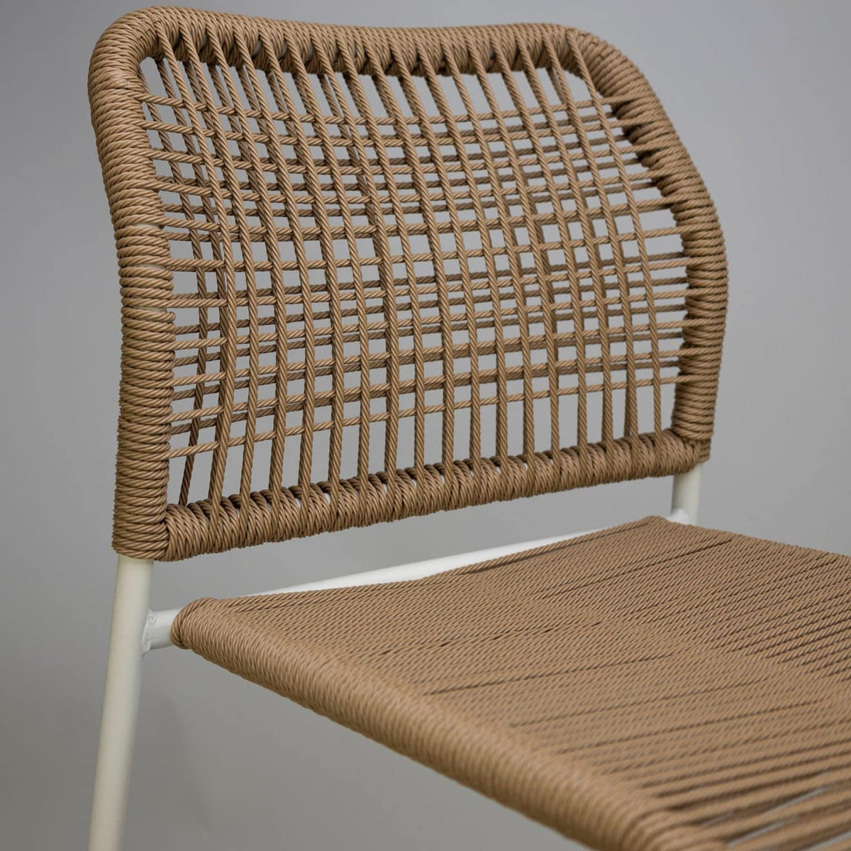 Twist Barkruk – Wit/Naturel
