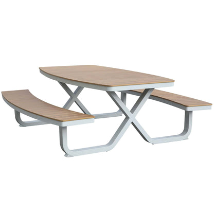 Troy Alu Picknickset – Wit