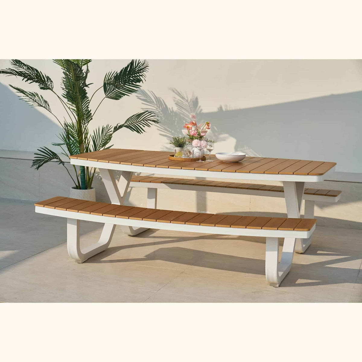 Troy Alu Picknickset – Wit