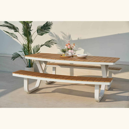 Troy Alu Picknickset – Wit