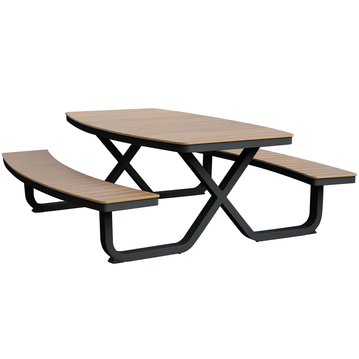 Troy Alu Picknickset – Zwart