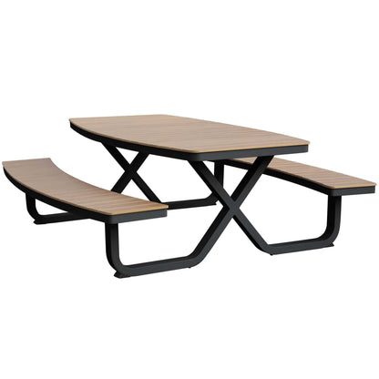 Troy Alu Picknickset – Zwart