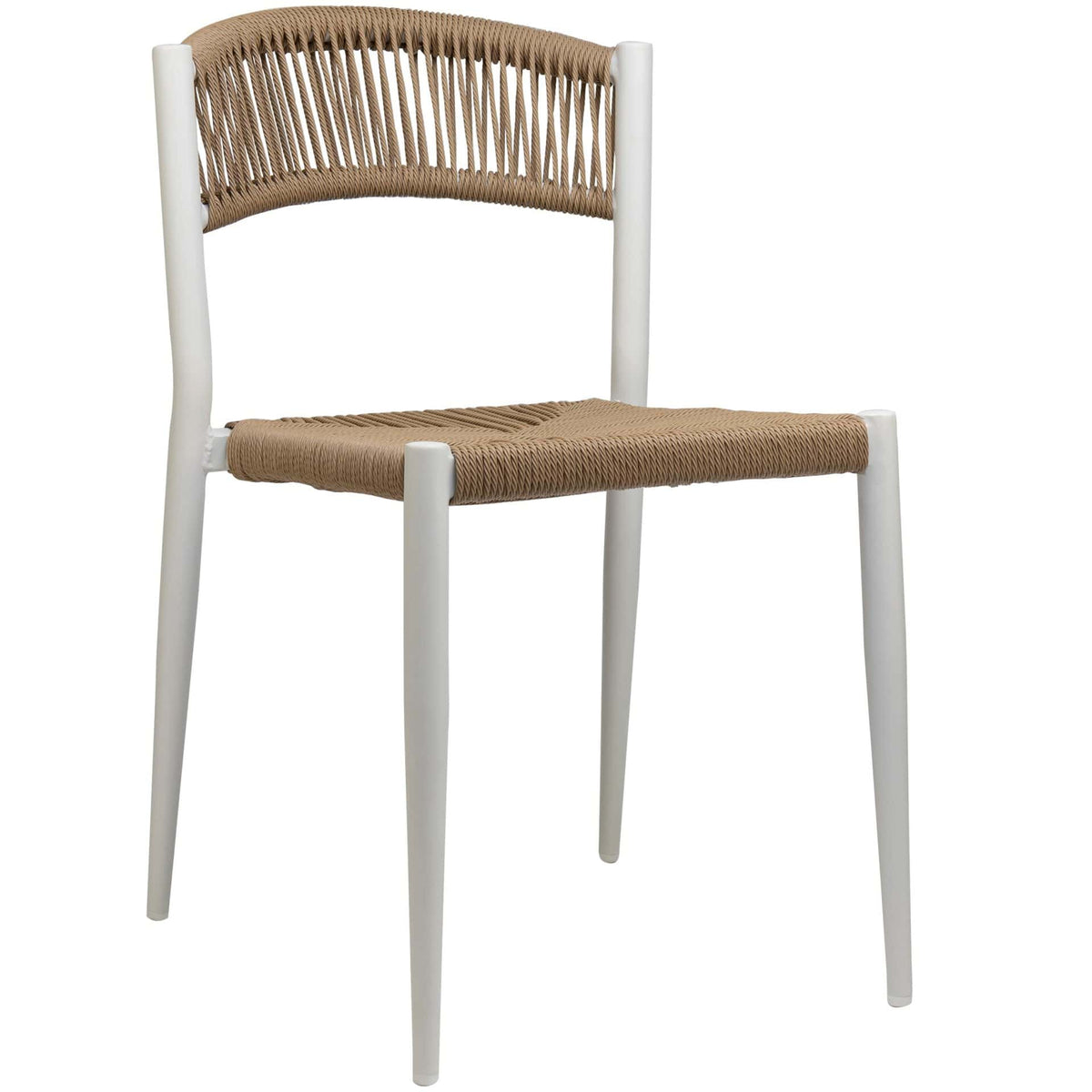 Jonah Stoel Zonder Arm – Wit/Naturel