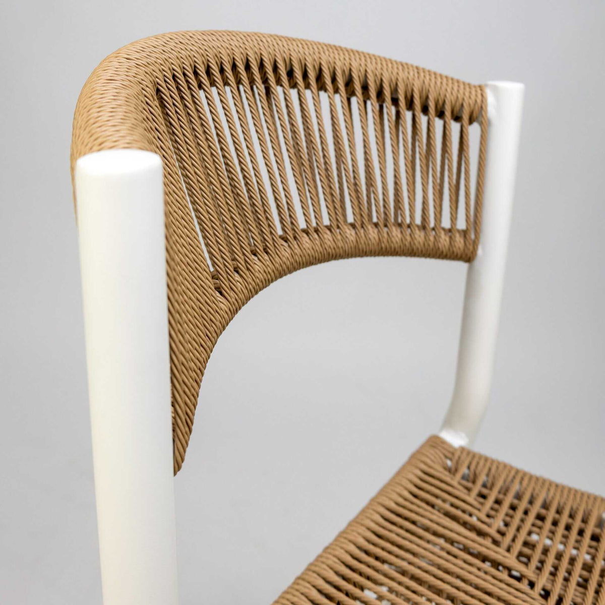 Jonah Stoel Zonder Arm – Wit/Naturel