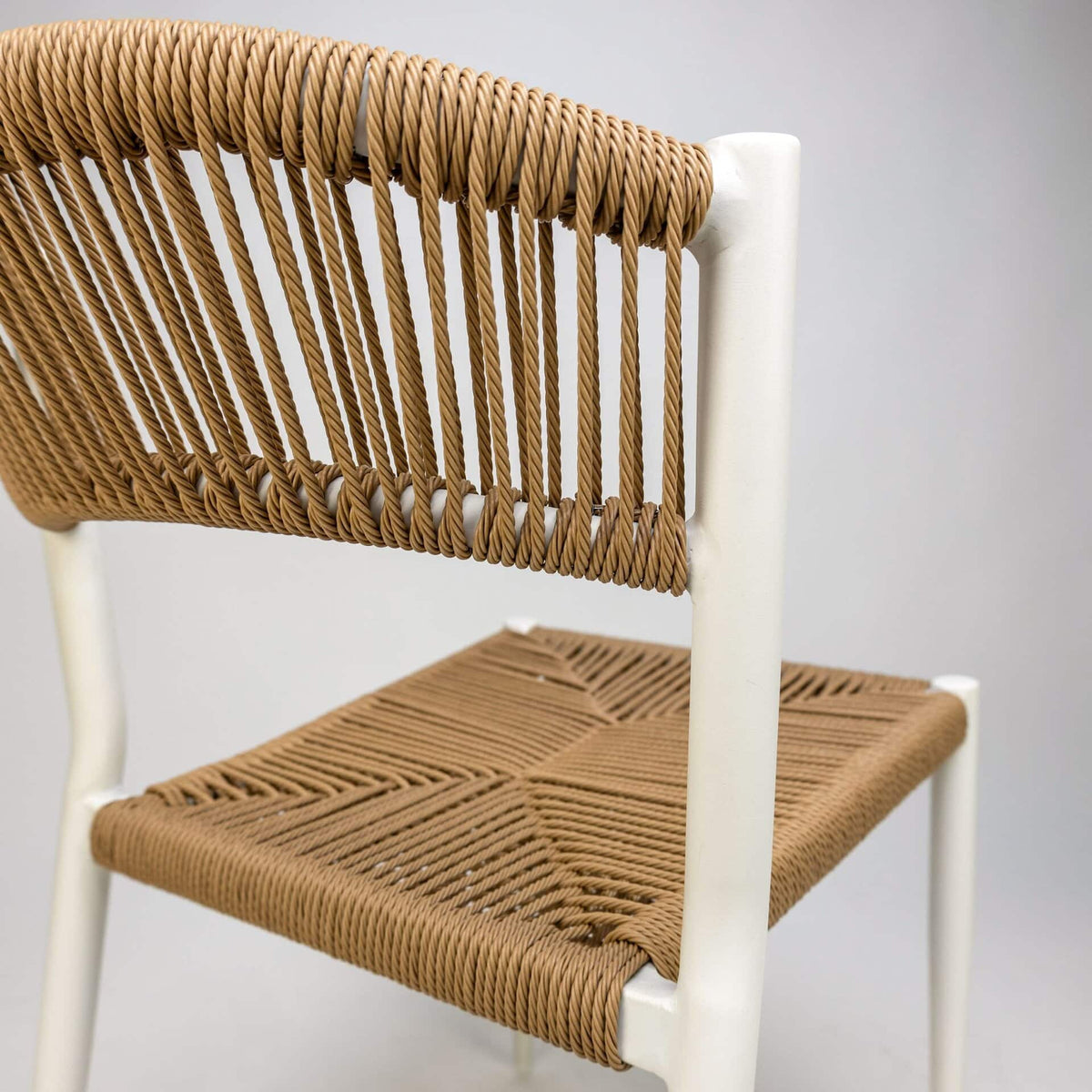 Jonah Stoel Zonder Arm – Wit/Naturel