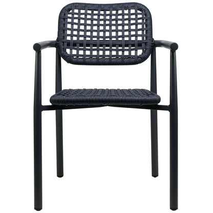 Charly Terrasstoel – Charcoal/Navy