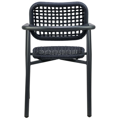Charly Terrasstoel – Charcoal/Navy