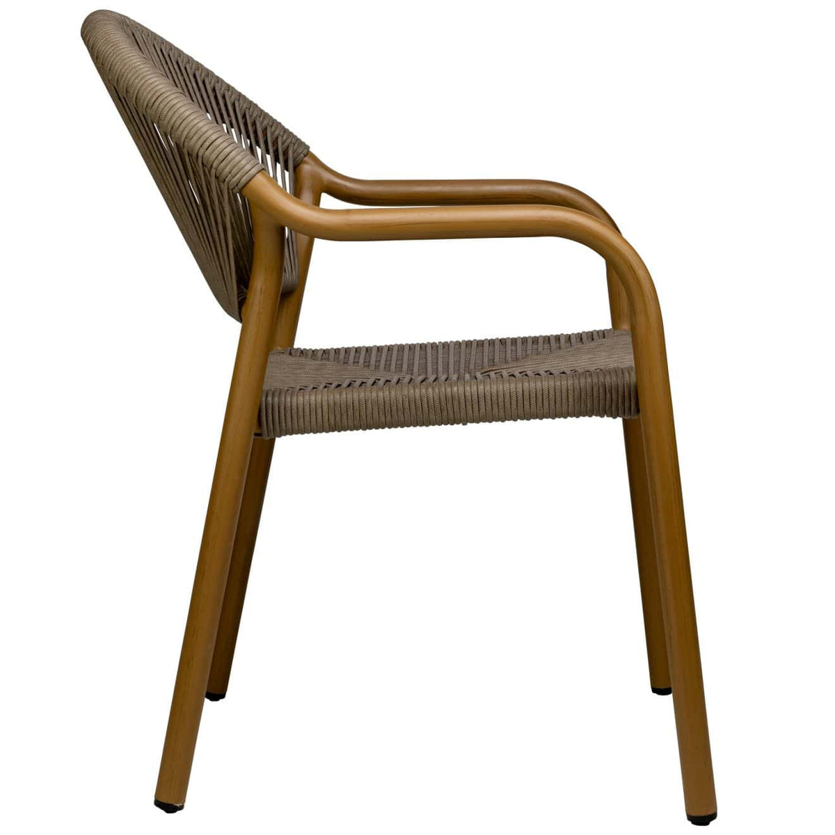 Farina Terrasstoel – Taupe/Naturel