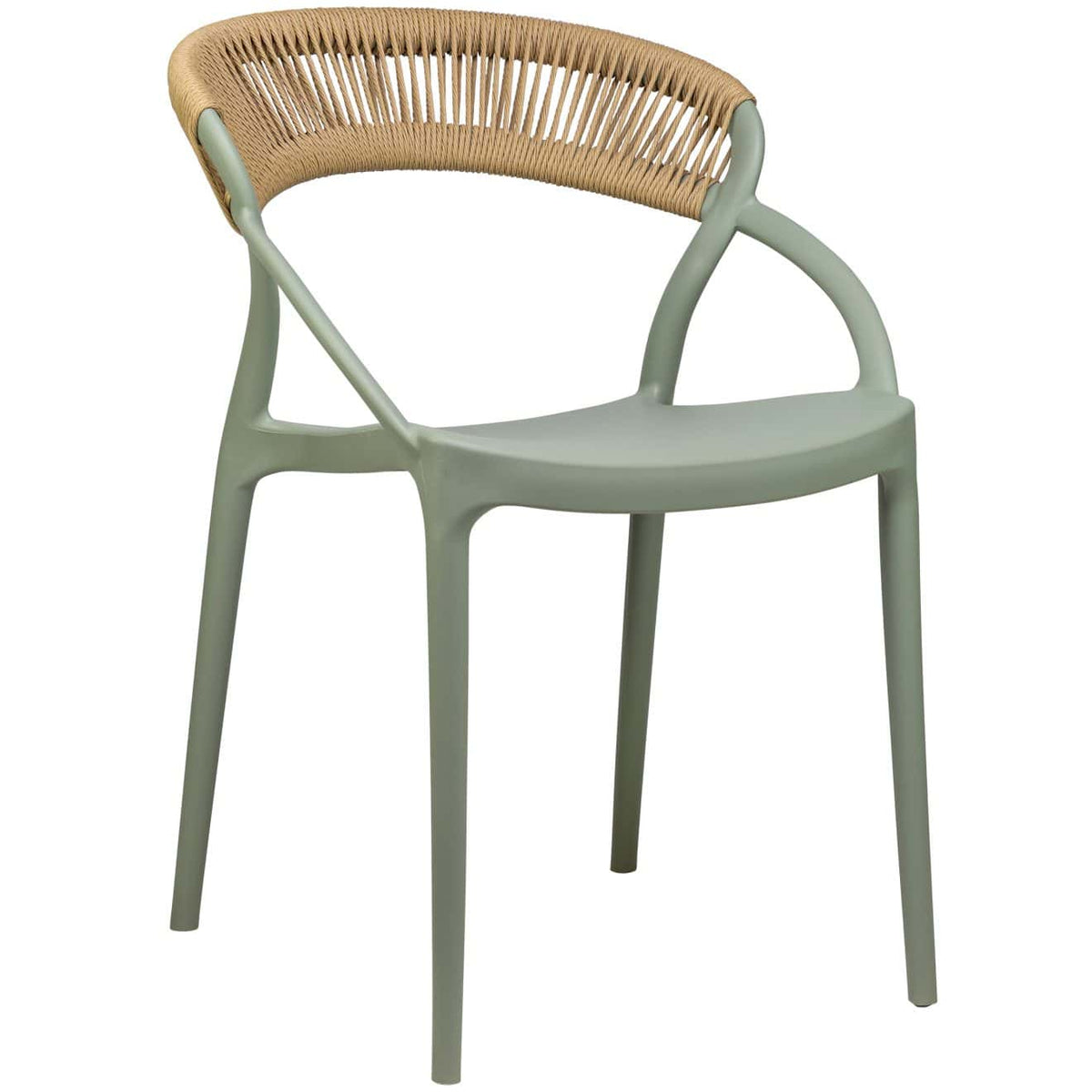 Riviera Terrasstoel – Groen/Naturel