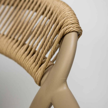 Riviera Terrasstoel – Beige/Naturel