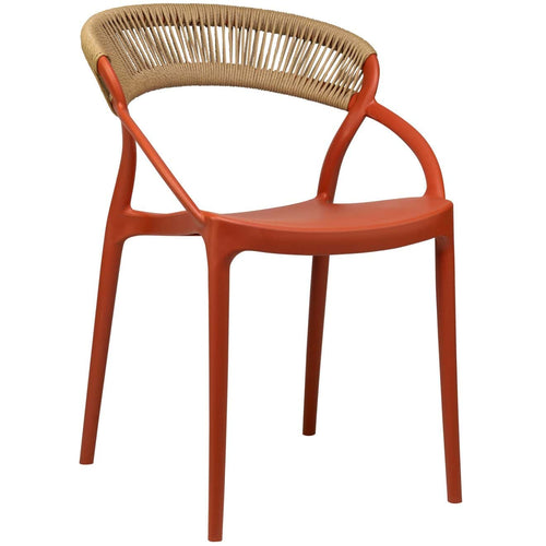 Riviera Terrasstoel – Oranje/Naturel