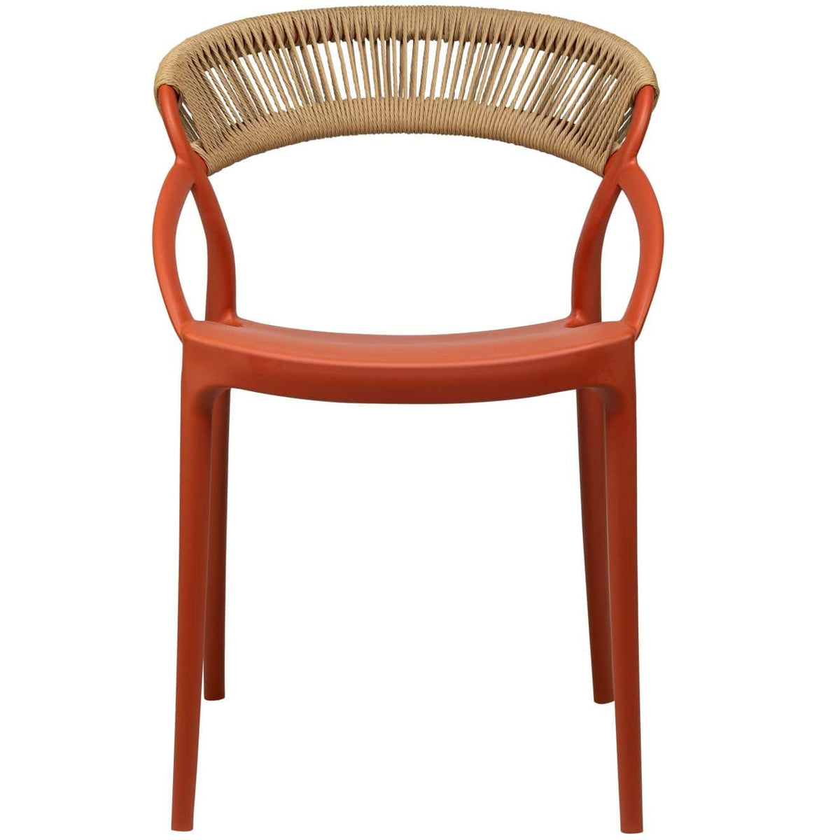 Riviera Terrasstoel – Oranje/Naturel