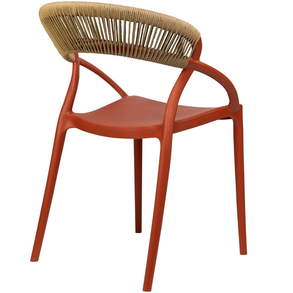 Riviera Terrasstoel – Oranje/Naturel