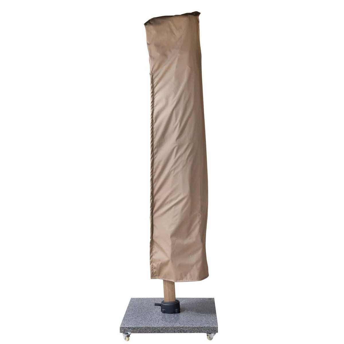 Eifel Parasol – 300x300cm – Taupe/Wood Look