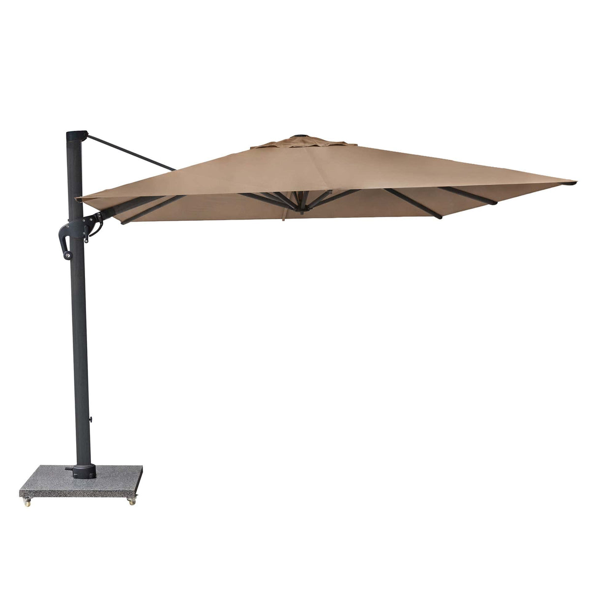 Eifel Parasol – 300x300cm – Taupe/Antraciet
