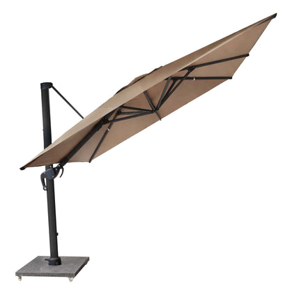 Eifel Parasol – 300x300cm – Taupe/Antraciet