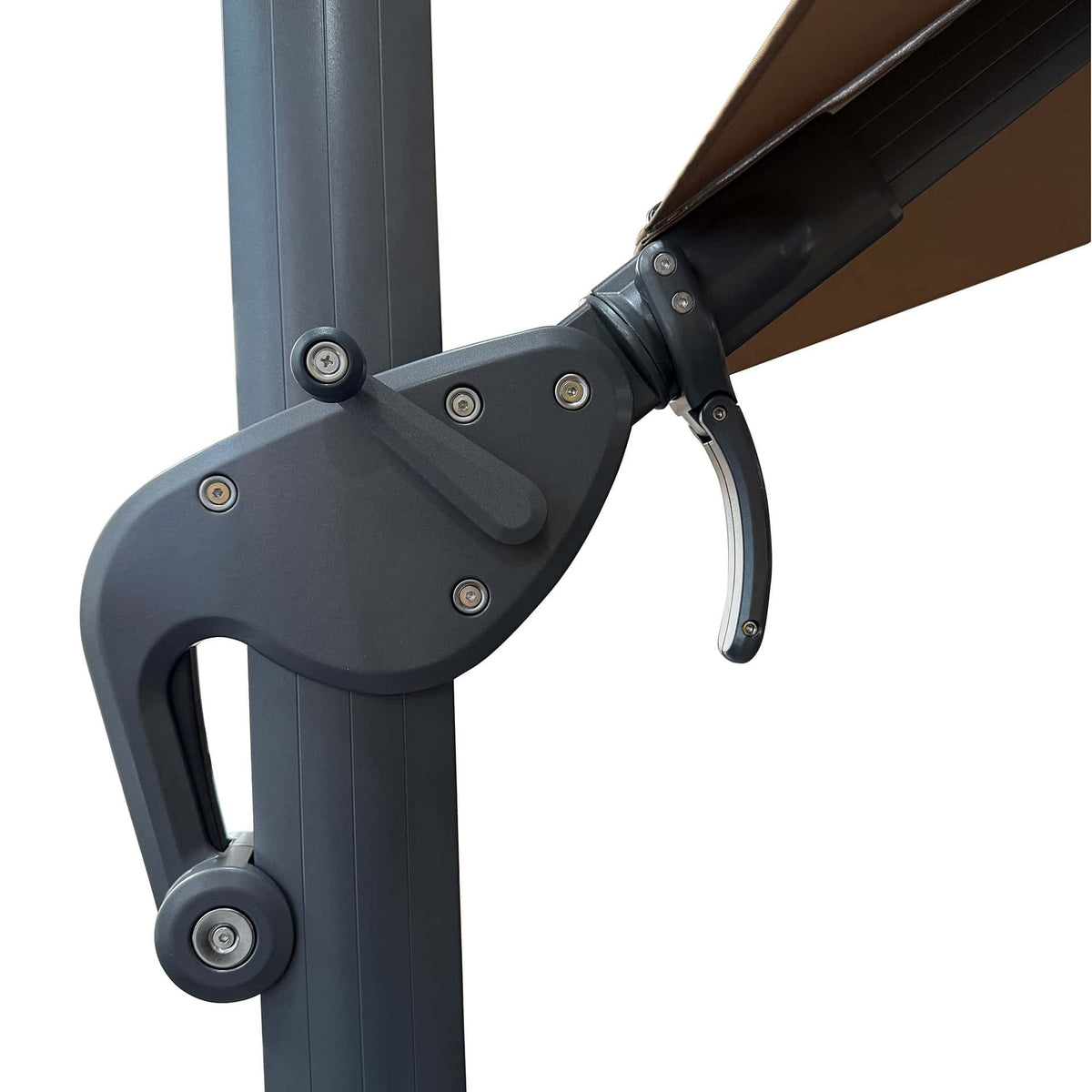 Eifel Parasol – 300x300cm – Taupe/Antraciet