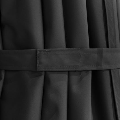 Eifel Parasol – 300x300cm – Zwart/Antraciet
