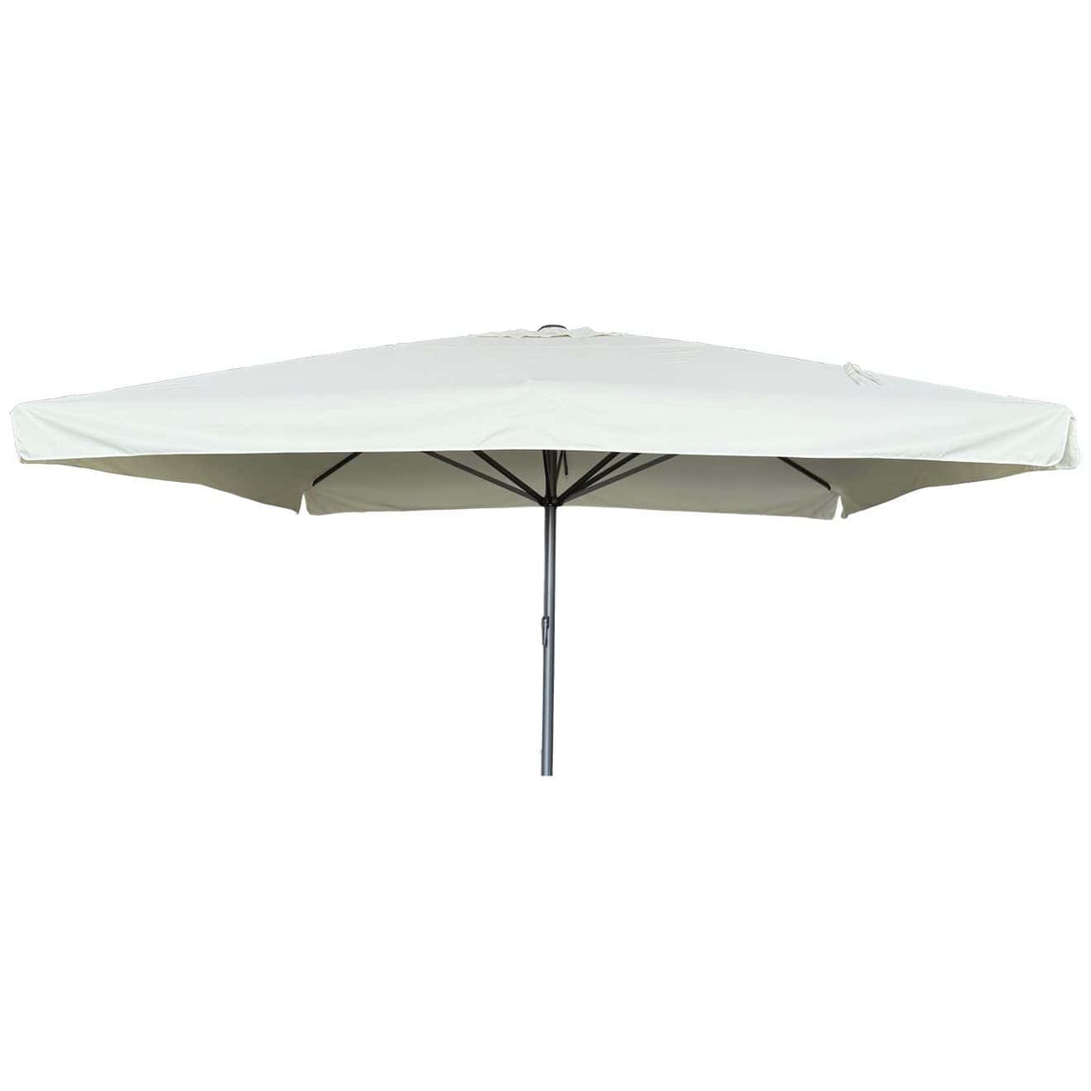 Karin Parasol – 500x500cm – Ivoor/Antraciet