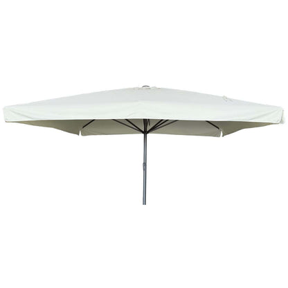 Karin Parasol – 500x500cm – Ivoor/Antraciet
