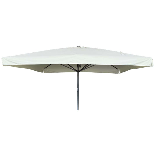 Karin Parasol – 500x500cm – Ivoor/Antraciet