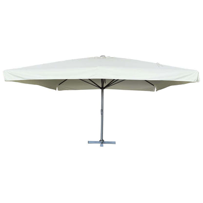 Karin Parasol – 500x500cm – Ivoor/Antraciet