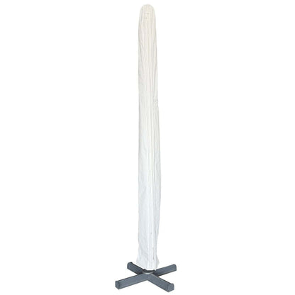 Karin Parasol – 500x500cm – Ivoor/Antraciet