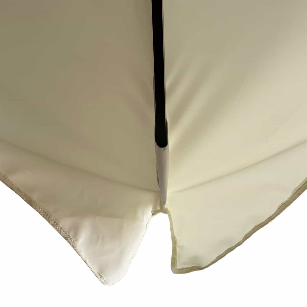 Karin Parasol – 500x500cm – Ivoor/Antraciet