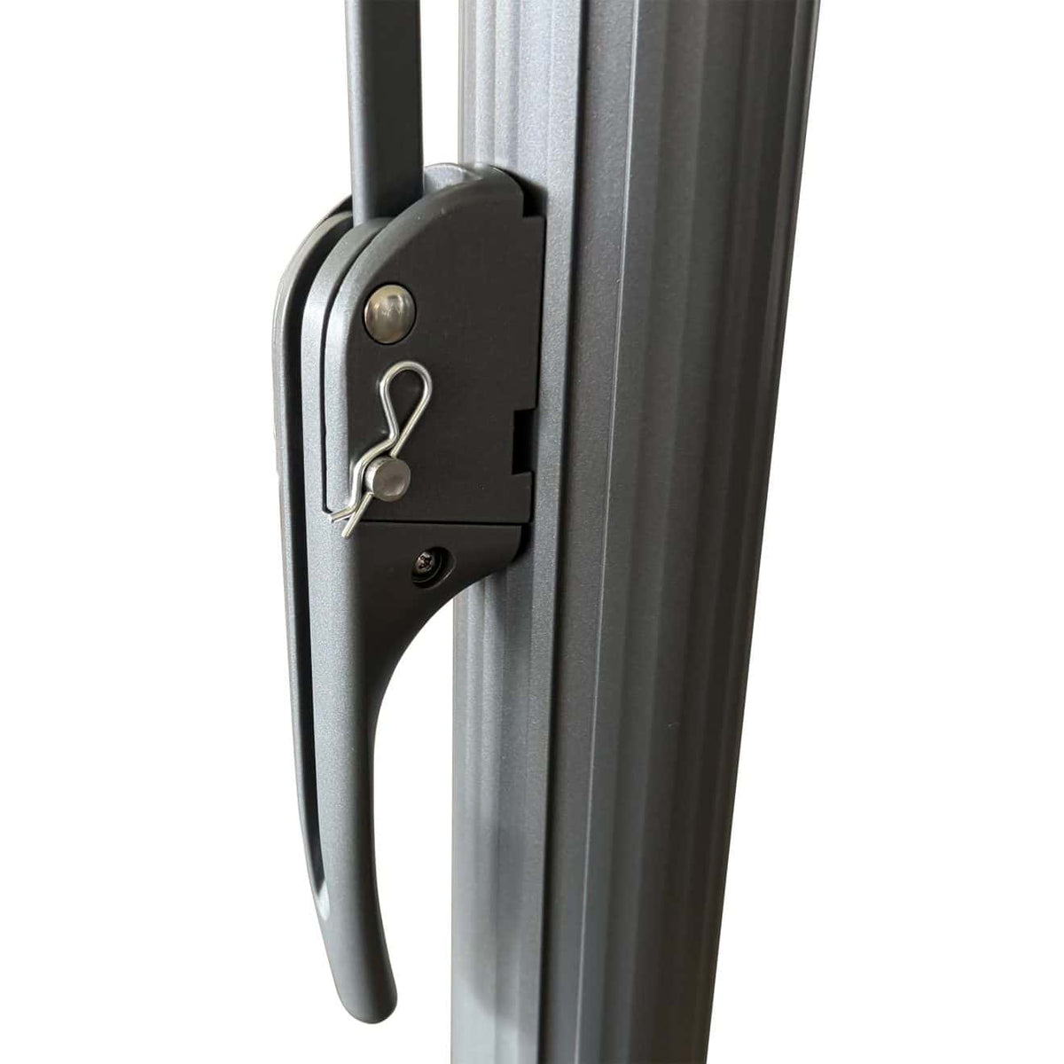 Karin Parasol – 500x500cm – Ivoor/Antraciet