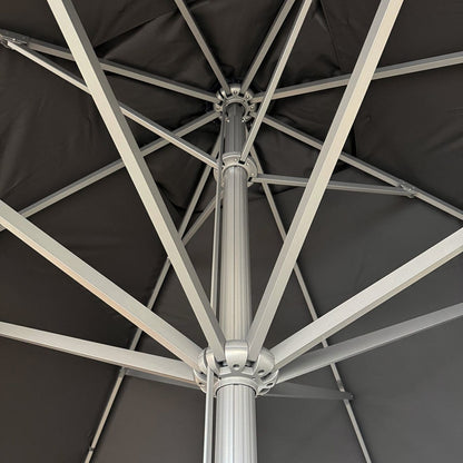 Karin Parasol – 500x500cm – Zwart/Antraciet